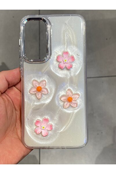 Mee.co حافظة سيليكون شفافة صلبة بتصميم إيبوكسي متوافقة مع سامسونج A35