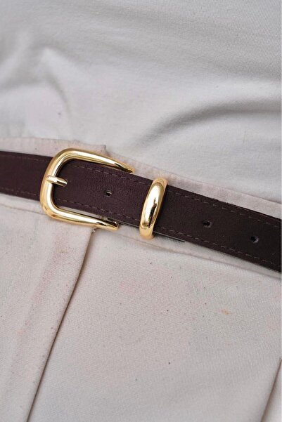 Desre Moda Gold Buckle Suede Belt Trouser Belt Shirt Belt Coat Belt Dress Belt