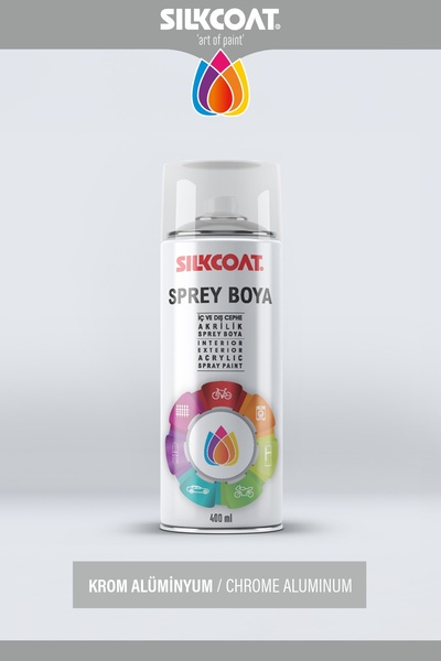 Silkcoat Premium Dekoratif Sprey Boya 400 ML – Mobilya, Duvar, Metal, Plastik...
