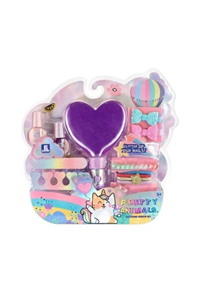 Toy Комплект грим и аксесоари с брокат за момичета "Красиви животни"