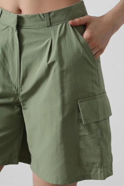 GENCULUS Cargo Pocket Shorts Khaki