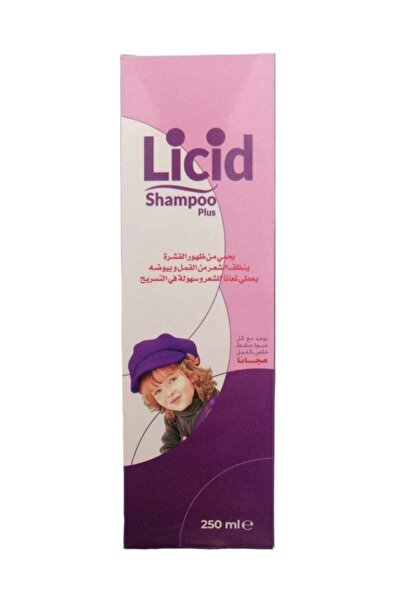 Licid shampoo for healthy, clean and shiny hair 250 ml
