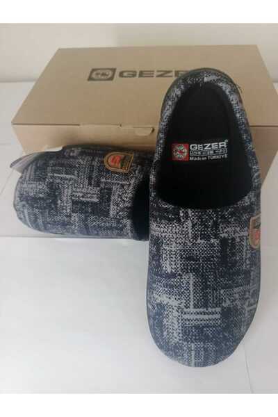 GEZER erkek terliği lüks comfort ev bahçe misafir terliği