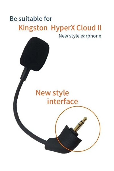 MJZ Replacement Game Microphone for Kingston HyperX Cloud Series (Wired)