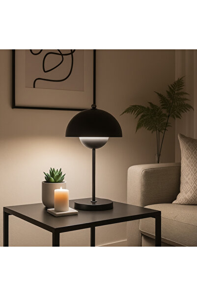 hero smart home Table lamp with modern elegant design - Black