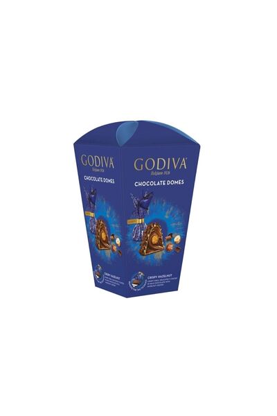 Godiva Chocolate Domes Crispy Hazelnut 123g – Fındıklı Dolgulu Sütlü Çikolata