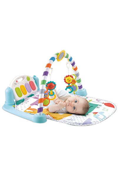 LITTLE ANGEL - سجادة لعب للأطفال مع جهاز ألعاب رياضية مزود بتقنية البلوتوث