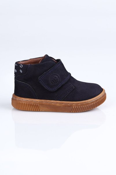 Mini Angel K.1501 Leather Boots B.-Navy Blue - 21