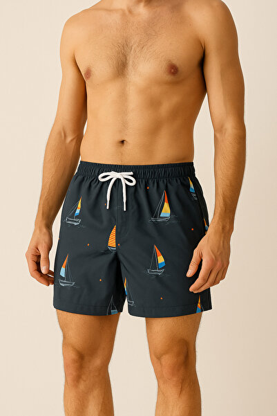 ZEND POLO Sailing Printed Sea Shorts