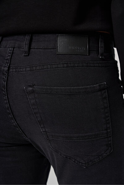 Morven Men's Black Denim 5 Pocket Slim Fit Jean Jeans