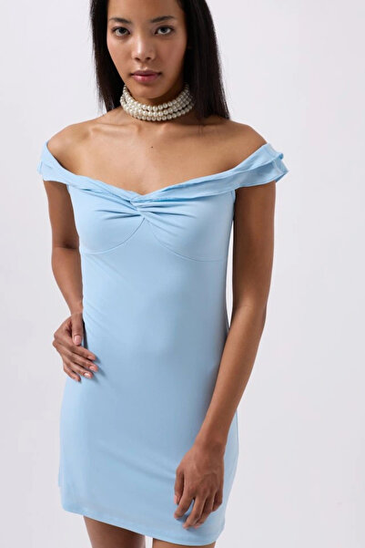 GENCULUS Drawstring Detail Shoulder Strap Dress