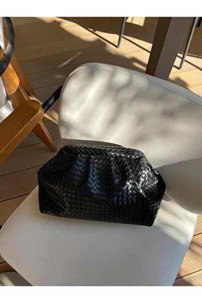 Rivina Meri̇ Glow Knitted Detailed Handbag, Shoulder Bag and Crossbody Bag