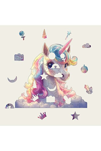 Timber Scent KIDS Unicorn Ahşap Puzzle