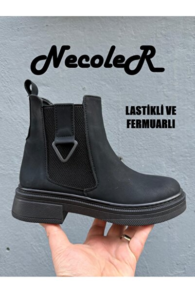 Neco Flat Sole Women's Winter Boots, Non-Slip Sole, Easy to Wear