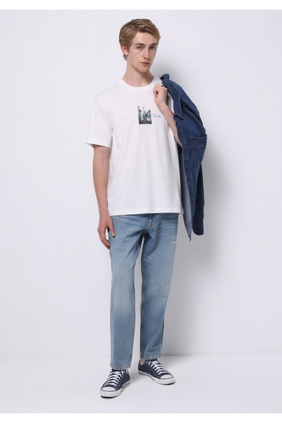 Colin's Balloon Fit Men's Light Indigo Denim Jeans