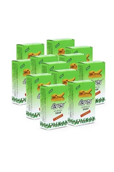 Pyary صابون كركم أيورفيدي بالكركم مكونة من 12 قطعة