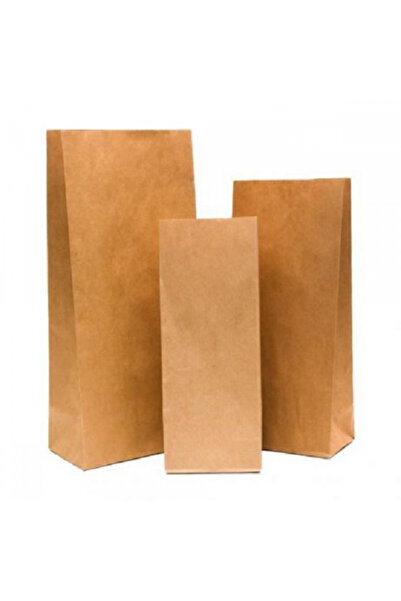 MSG PACKAGING Set of 50 paper bags, natural exterior, natural interior, doubl...
