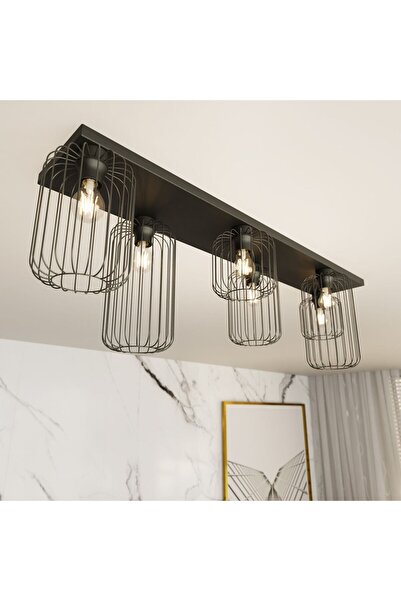 Emibig Plafoniera BARN E 27 Negru 1367_6,