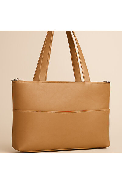 HMO Store Karamel Kahve Premium Hakiki Deri kadın Çantası