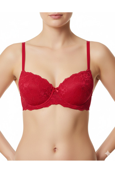 EBRULİ LİNGERİE Silicone Unpadded Lace Bra