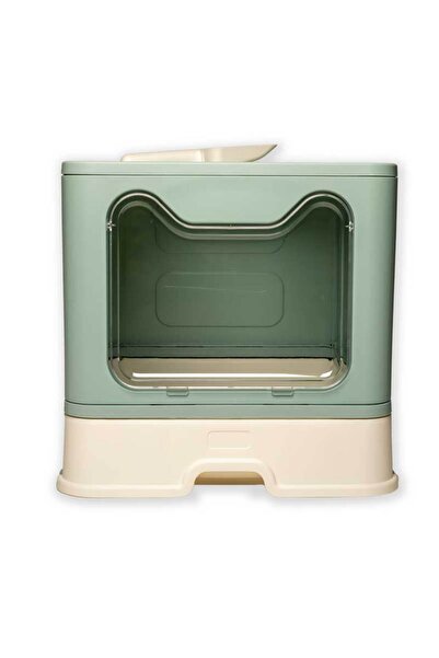 PisiMall Foldable cat litter box, Sarsaila, varnished, 50x40x39 cm