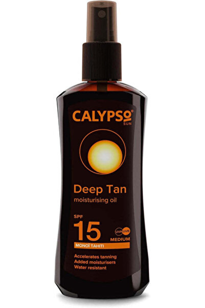 Calypso Sun Protection Deep Tanning Oil Spray 15 Medium 200ml