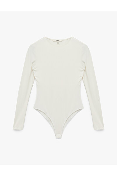 Koton Slim Fit Long Sleeve Crew Neck Bodysuit