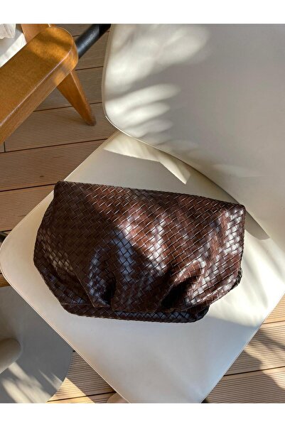 Rivina Meri̇ Glow Knitted Detailed Handbag, Shoulder Bag and Crossbody Bag