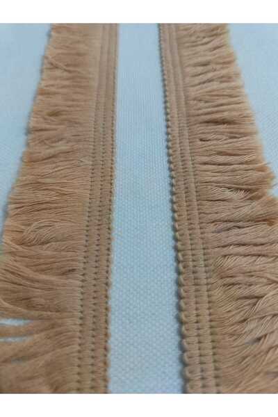 ULUPAMİR Açık Kahve Halı Paspas Kenarı Püskül