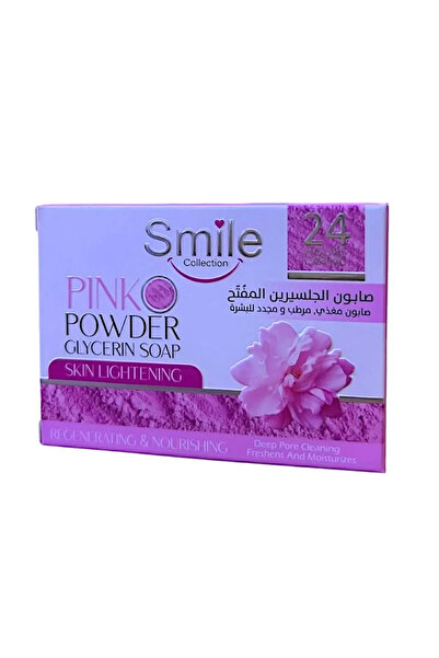SMILE Glycerin brightening soap 100g - Pink Powder