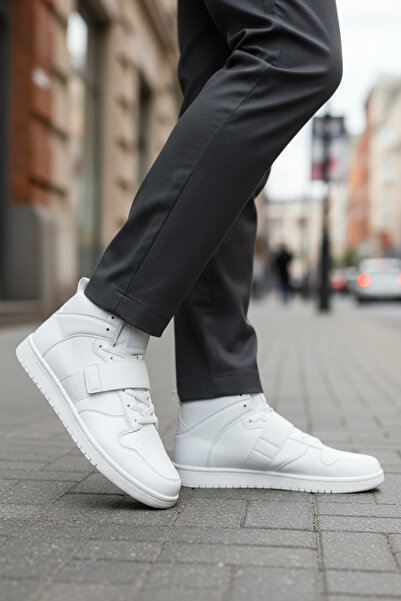 dehaine Men's high-top sneakers, eco-leather