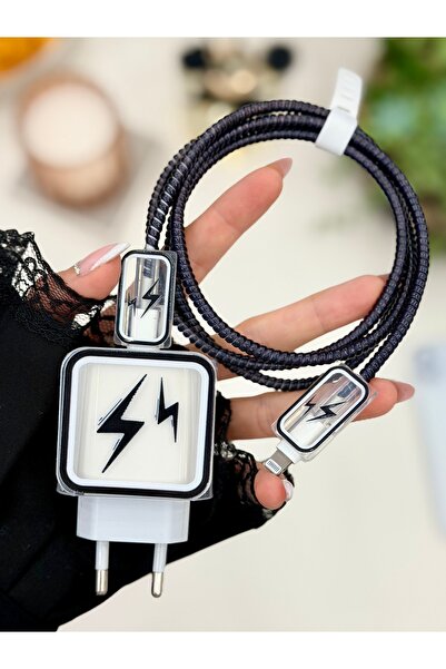 Go Aksesuar İPhone 18/20/25 W Şarj Cihazı Uyumlu 5 Parça Şarj Koruma Seti