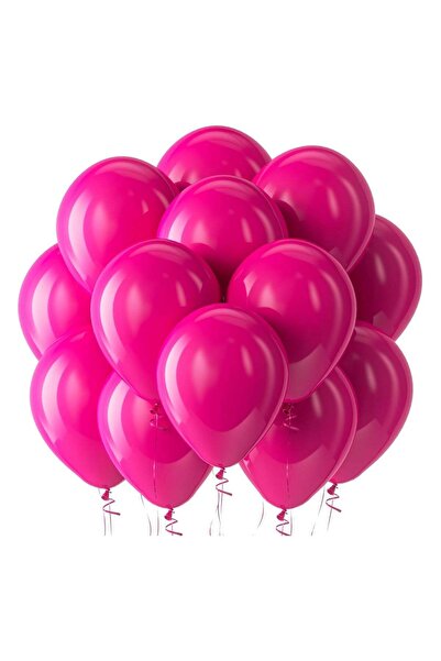 Generic 100 Pack 12 inch Round Helium Hot Pink Balloons for Wedding Birthday Party Backdrop Decorati