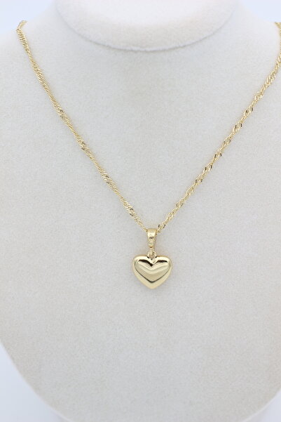 XUPING JEWELRY Style Pearl/Xuping Jewelry Minimal Heart Model Necklace