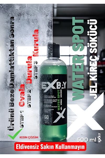 EXBAY CAM KİREÇ SÖKÜCÜ SETİ JEL FORMÜL 500ML
