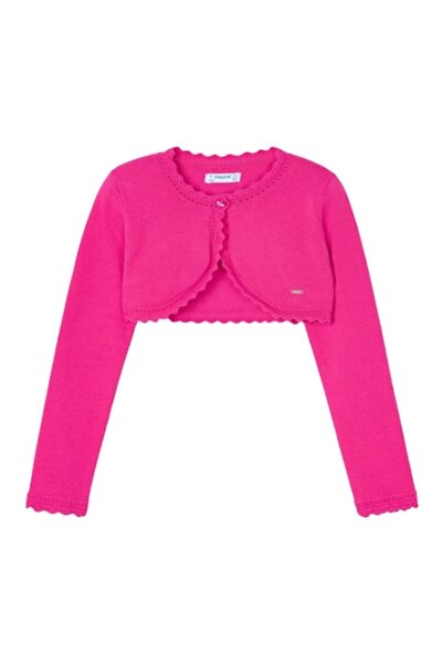 MAYORAL Girls' Knitted Cardigan, Pink, Size 86 cm (18 months)