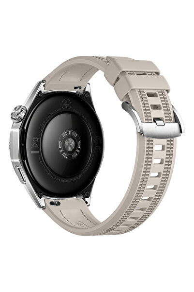 Sneezy Sportstripe Mesh Pattern Silicone Smart Watch Band with Metal Buckle Compatible with Huawei Watch Gt5 Pro 46mm