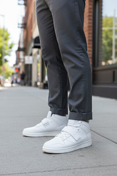 dehaine Men's high-top sneakers, eco-leather