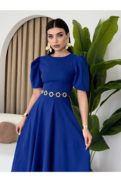 GENCULUS Catania Balloon Sleeve Dress