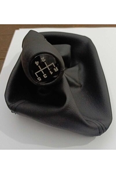 İst-Oto İst-oto-bmw e46 gear shift boot & knob black set (m-less)