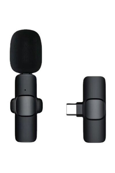 OEM Μικρόφωνο λαβαλιέρα, Flippy, Ασύρματο, Μαύρο