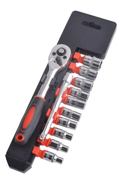 Go İthalat Cr-V Socket Set 12 Pieces 1/2 Inch Vacuum Socket Set (5324)