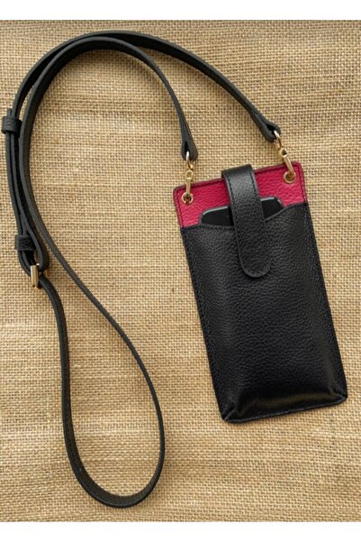 Home Leather Phone Bag, Strap Bag