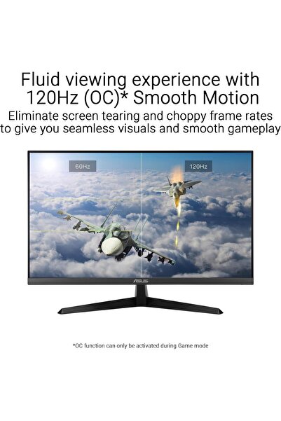 ASUS 27" 1080P Eye Care Monitor (VY279HGR) - FHD IPS 27in 120Hz 1ms