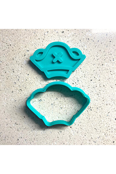 Craftelle Pirate Hat Cookie Cutter and Stamp Set |   Sea Themed Party |   Sugar Paste |   Clay Dough