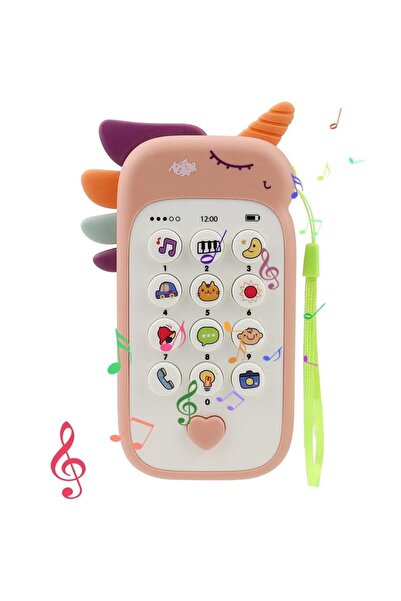 Flippy Interactive Toy Smart Phone Unicorn Model - Educational, Musical & Voice, 4-6 yrs, Pink