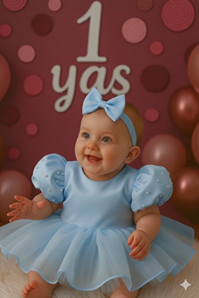 Mirace Styl Rochie de ziua de nastere pentru copii, organizare nunta, 1 an, r...