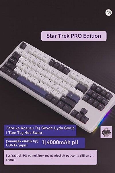 chimon Gamenote KB900L RGB Manyetik Switch Mekanik Oyuncu Klavyesi - 8Khz Rap...