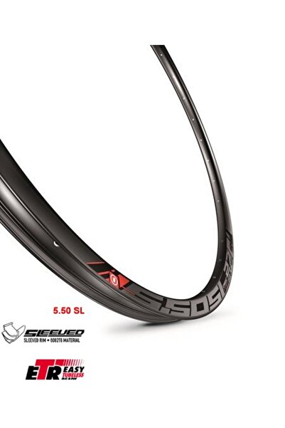 SXT Roată spate Mach1 anodizată neagră 27.5 (584x23c) - Disc 32h