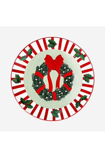 Flying Tiger Copenhagen Yılbaşı Çelengi Desenli Büyük Tabak